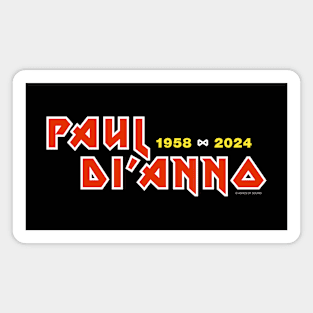 RIP Paul Di'Anno (Iron Maiden) Magnet